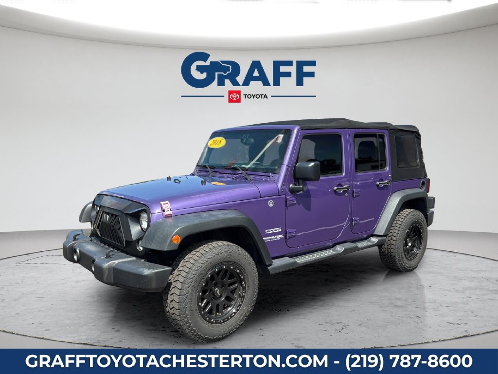 Used 2018 Jeep Wrangler Unlimited Sport S AWD/4WD image 2