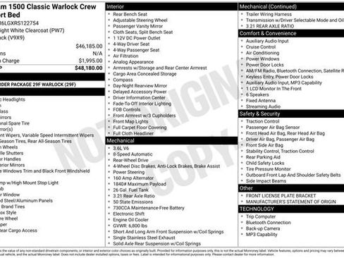 Used 2024 RAM 1500 Classic Warlock image 29