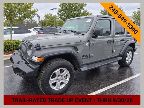 Used 2021 Jeep Wrangler Unlimited Sport AWD/4WD image 1