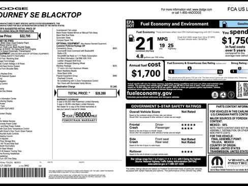 Used 2018 Dodge Journey SE w/ Popular Equipment Group image 4