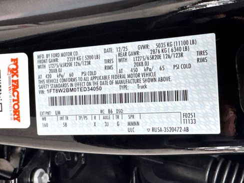 New 2026 Ford F250 Lariat w/ Black Appearance Package image 31