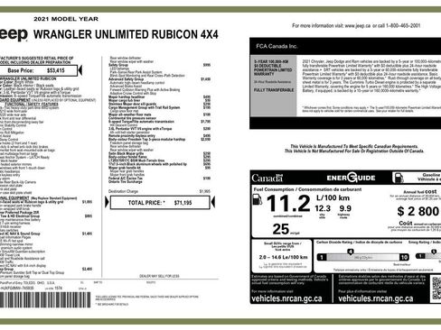 Used 2021 Jeep Wrangler Unlimited Rubicon w/ Dual Top Group image 3