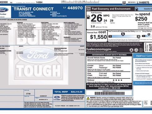 Used 2020 Ford Transit Connect XL image 27