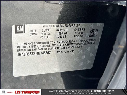 Used 2017 Buick LaCrosse Premium w/ Sun and Shade Package FWD image 20
