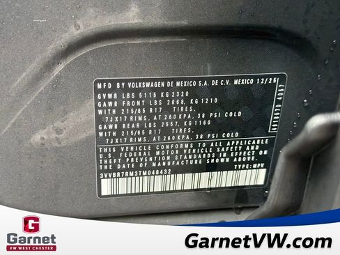 New 2026 Volkswagen Tiguan S image 22