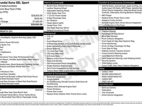 New 2026 Hyundai Kona SEL Sport image 4