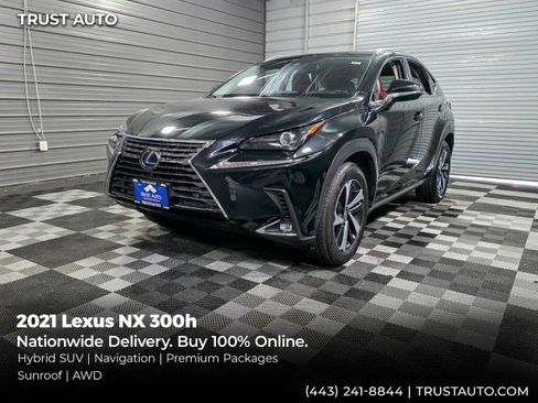 Used 2021 Lexus NX 300h AWD w/ Premium Package image 1