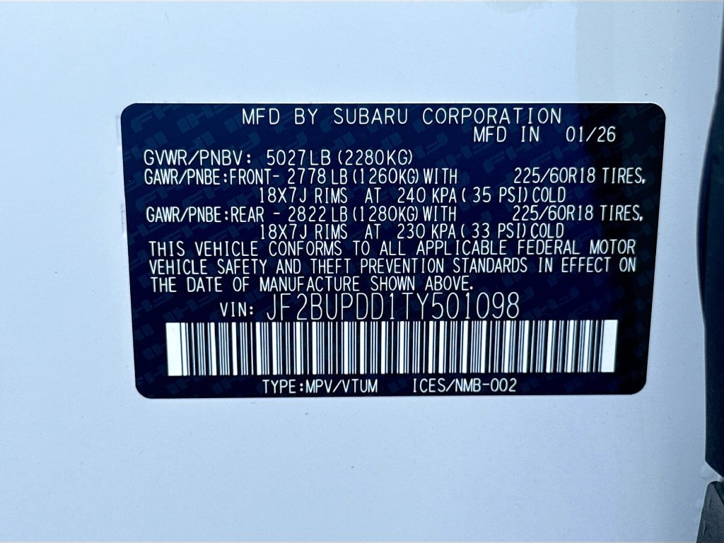New 2026 Subaru Outback Limited AWD/4WD image 43