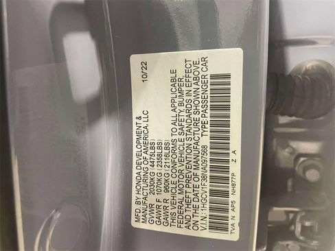 Certified 2022 Honda Accord Sport image 17