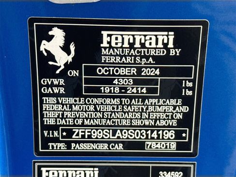 Certified 2025 Ferrari 296 GTB image 27