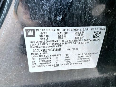 Used 2015 Chevrolet Silverado 1500 LTZ w/ LTZ Plus Package image 25
