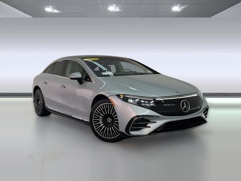 Certified 2023 Mercedes-Benz EQS 450+ 4MATIC Sedan w/ AMG Line Exterior Package image 5