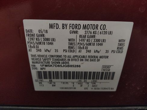Used 2018 Ford Explorer XLT w/ Equipment Group 202A FWD image 33