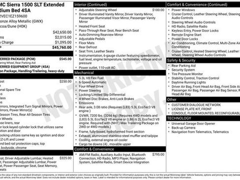 Used 2014 GMC Sierra 1500 SLT w/ SLT Preferred Package AWD/4WD image 9
