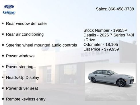 Used 2026 BMW 740i xDrive AWD/4WD image 20