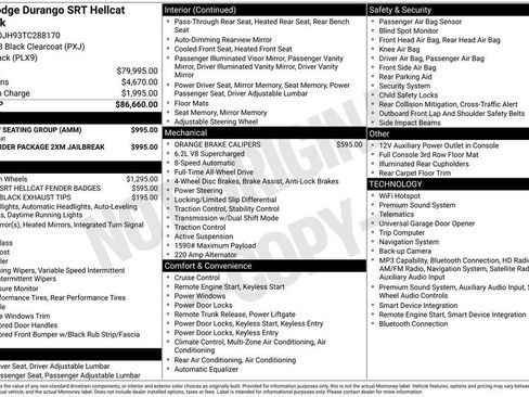 Used 2026 Dodge Durango SRT Hellcat AWD/4WD image 16