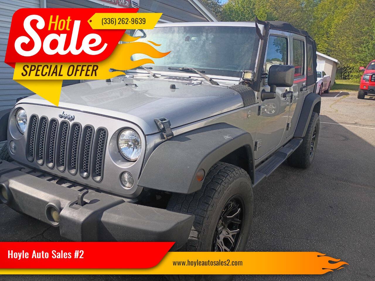 Used 2016 Jeep Wrangler Unlimited Sport w/ Quick Order Package 24S AWD/4WD image 3