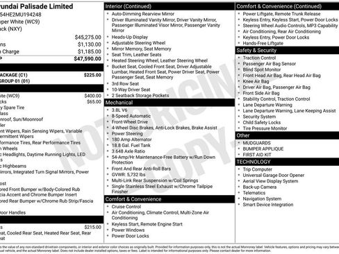 Used 2021 Hyundai Palisade Limited w/ Cargo Package image 5