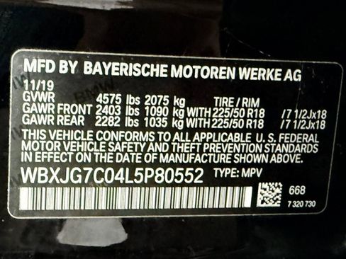 Used 2020 BMW X1 sDrive28i w/ Convenience Package FWD image 24