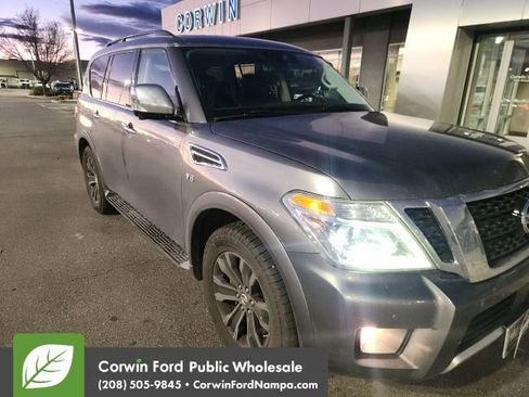 Used 2018 Nissan Armada Platinum w/ Captain Seat Package image 3