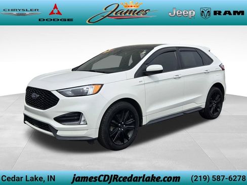 Used 2021 Ford Edge ST-Line w/ Class II Trailer Tow Package AWD/4WD image 1