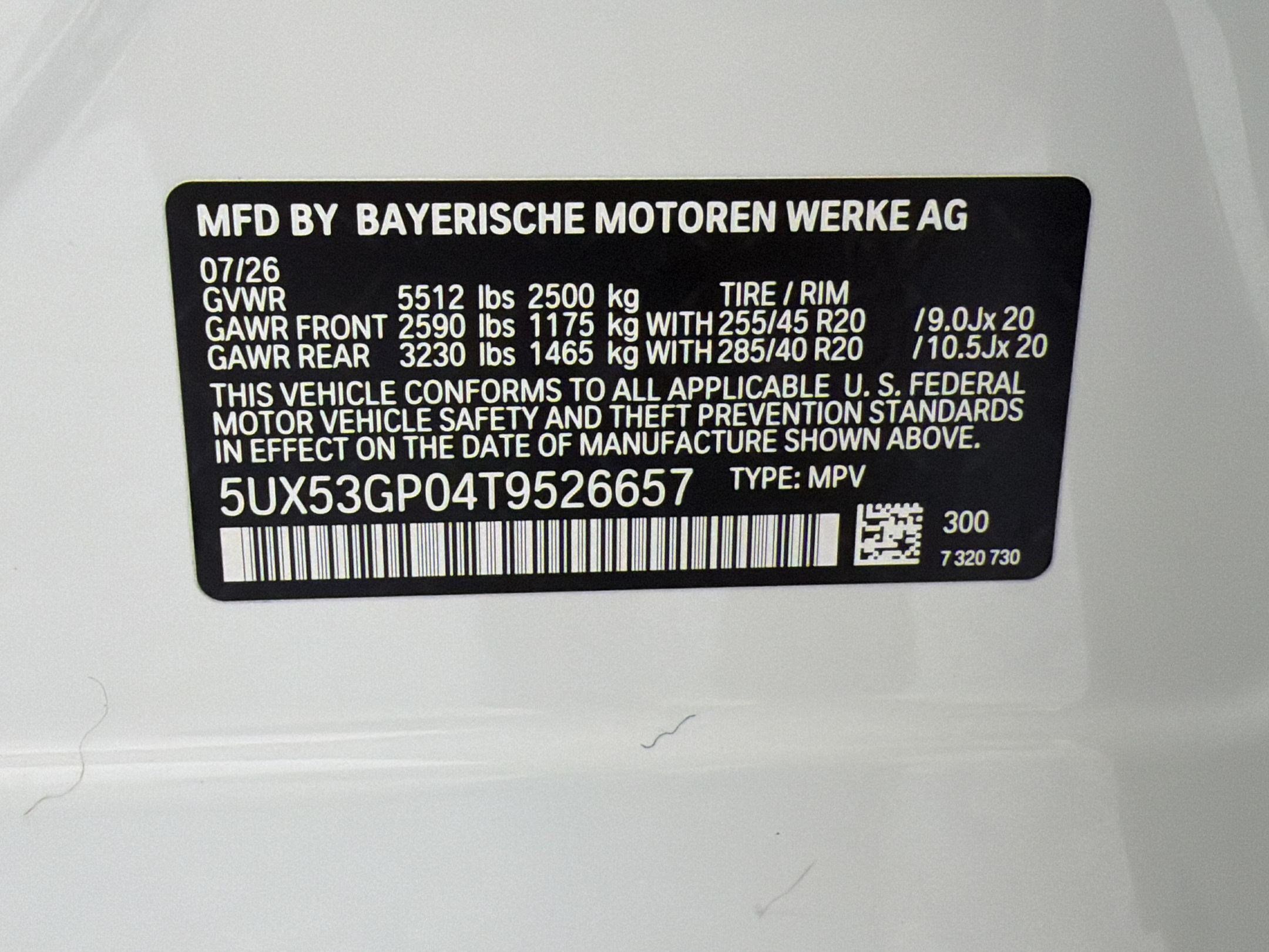 New 2026 BMW X3 xDrive30i w/ M Sport Package AWD/4WD image 24