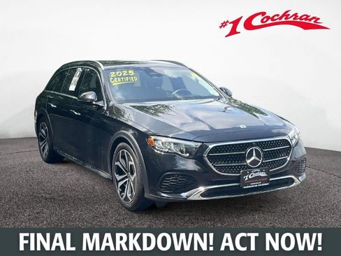 Used 2025 Mercedes-Benz E 450 4MATIC All-Terrain Wagon w/ Leather Package image 1