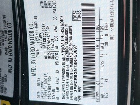 New 2025 Ford Bronco Sport Heritage w/ Convenience Package image 33