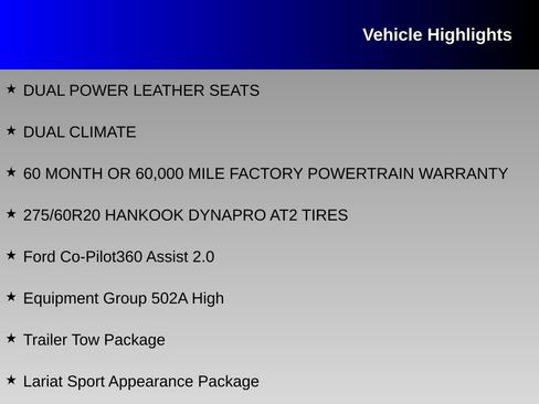 Used 2023 Ford F150 Lariat w/ Equipment Group 502A High AWD/4WD image 16