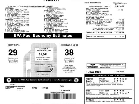 Used 2011 Ford Fiesta SE w/ 202A Rapid Spec Order Code image 32