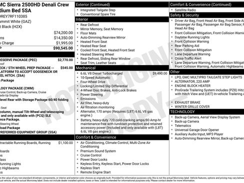 Used 2024 GMC Sierra 2500 Denali w/ Denali Reserve Package AWD/4WD image 3