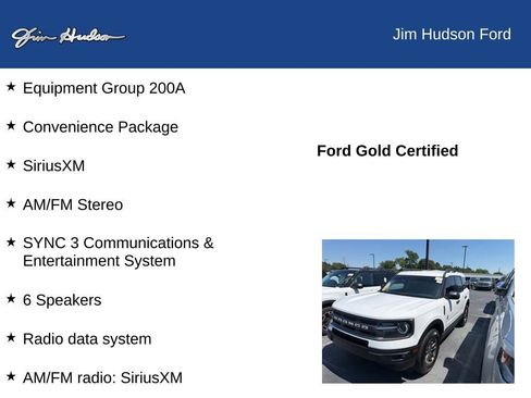 Used 2023 Ford Bronco Sport Big Bend w/ Convenience Package AWD/4WD image 9