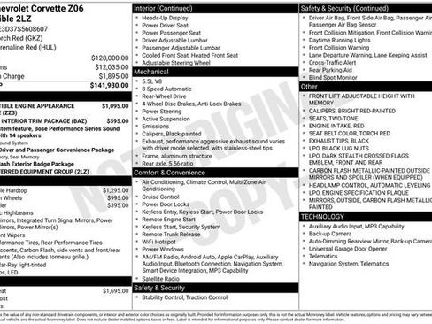 Used 2025 Chevrolet Corvette Z06 RWD image 5