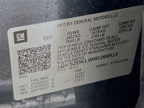 Used 2021 GMC Yukon Denali w/ Denali Premium Package image 11