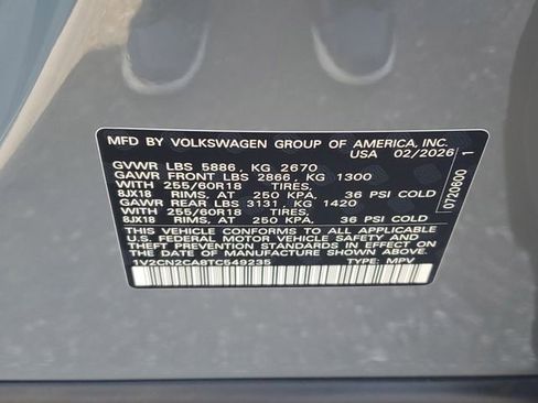 New 2026 Volkswagen Atlas Peak Edition AWD/4WD image 30
