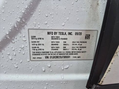 Used 2020 Tesla Model X Long Range AWD/4WD image 10