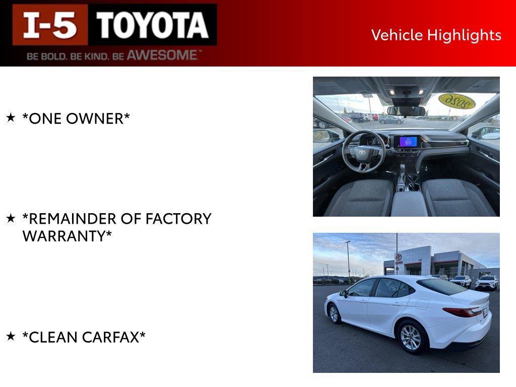Used 2026 Toyota Camry LE FWD image 5
