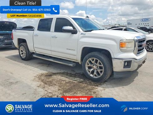 Used 2015 GMC Sierra 1500 SLT w/ SLT Crew Cab Value Package AWD/4WD image 5