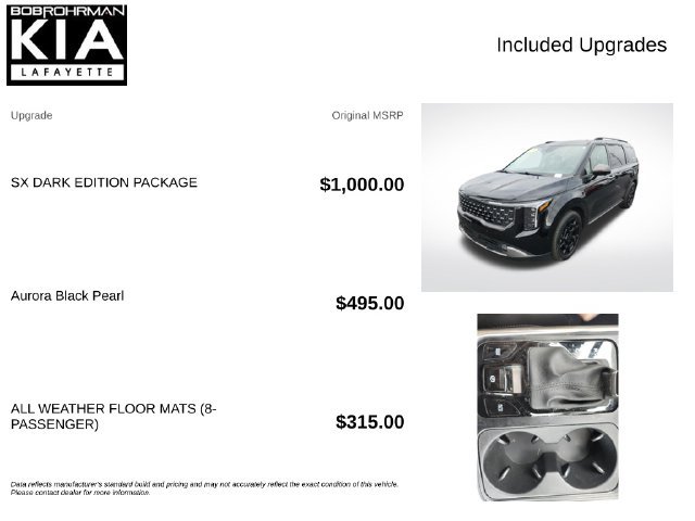 Used 2026 Kia Carnival SX w/ SX Dark Edition Package FWD image 4