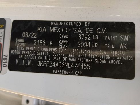Used 2022 Kia Forte LXS w/ LXS Technology Package FWD image 33