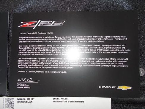 Used 2015 Chevrolet Camaro Z/28 image 79