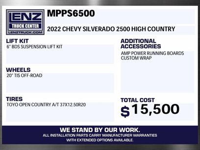 Used 2022 Chevrolet Silverado 2500 High Country w/ Z71 Off-Road Package