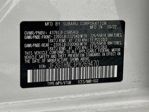 Certified 2023 Subaru Crosstrek 2.5i Limited AWD/4WD image 30