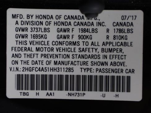 Used 2017 Honda Civic LX image 33