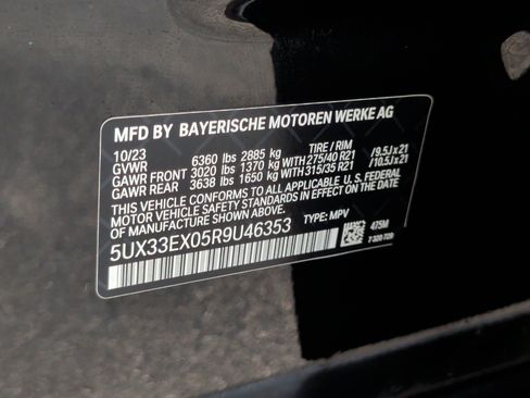Used 2024 BMW X6 xDrive40i w/ M Sport Professional Package AWD/4WD image 42