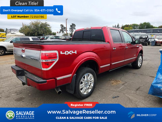 Used 2012 Ford F150 Platinum AWD/4WD image 4