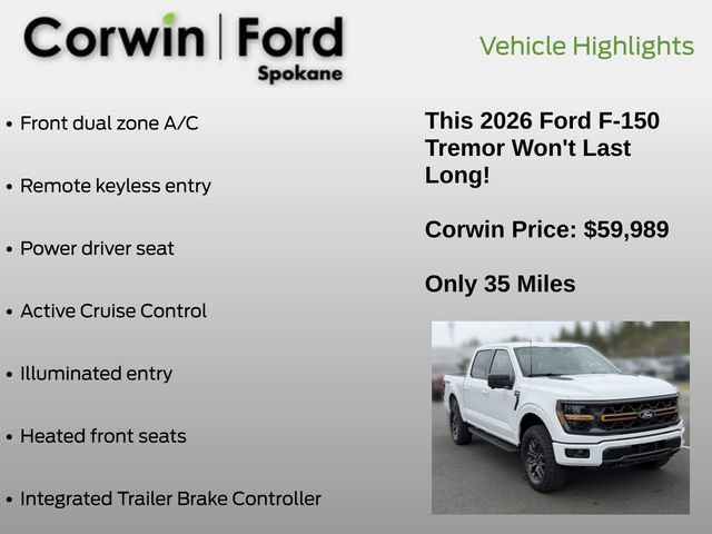 Used 2026 Ford F150 Tremor w/ Tow/Haul Package AWD/4WD image 13