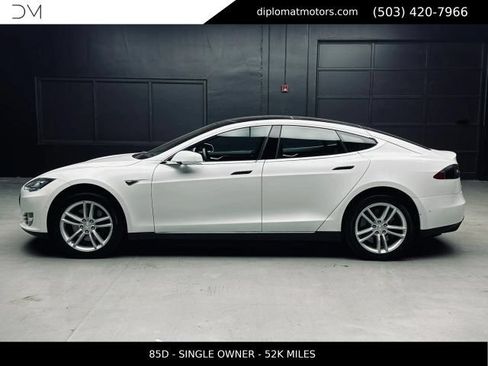 Used 2015 Tesla Model S 85D AWD/4WD image 3