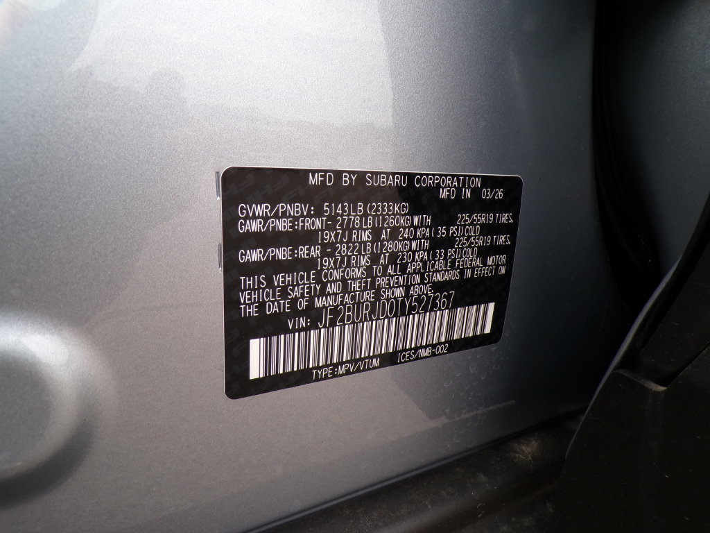 New 2026 Subaru Outback Touring XT AWD/4WD image 35