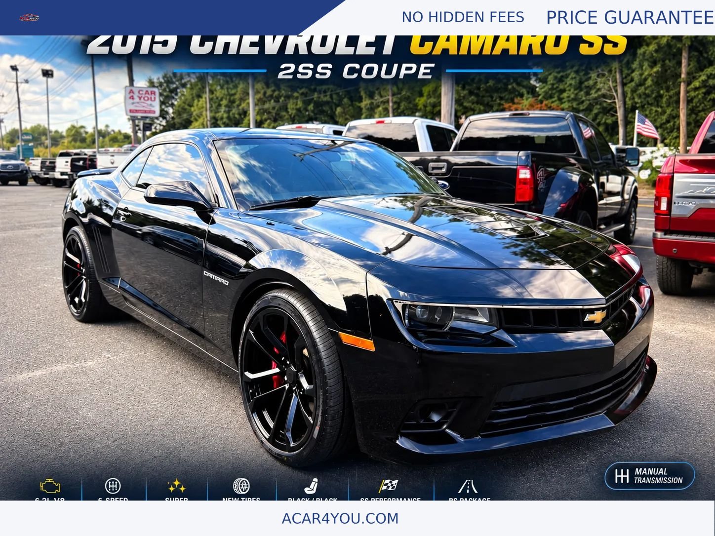 Used 2015 Chevrolet Camaro SS w/ SS Performance Package RWD image 1